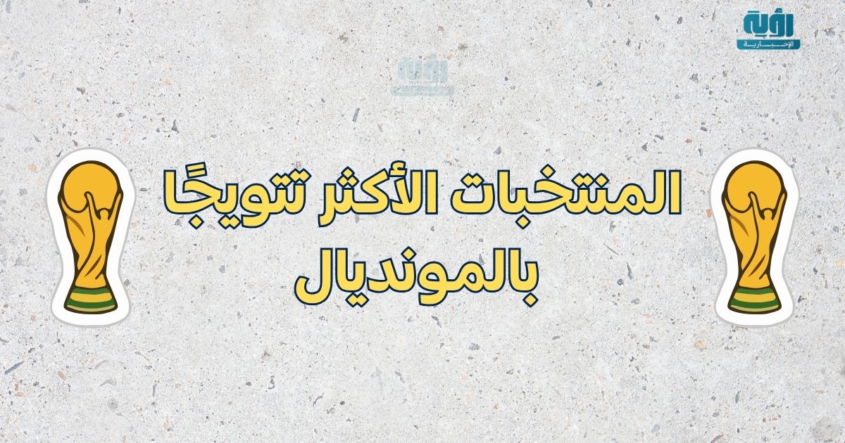 ترتيب المنتخبات الأكثر تتويجًا بكأس العالم عبر التاريخ