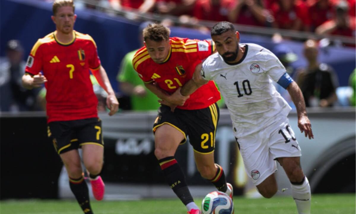 ترتيب مجموعة مصر في كأس العالم بعد تعادل بلجيكا مع إيران