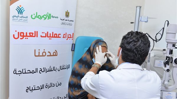 تضامن المنيا: إجراء 13 عملية عيون مجانية لغير القادرين