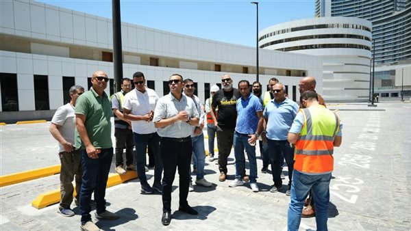 اختبار أنظمة الإخلاء الذكي ومكافحة الحريق في الأبراج الشاطئية بالعلمين الجديدة