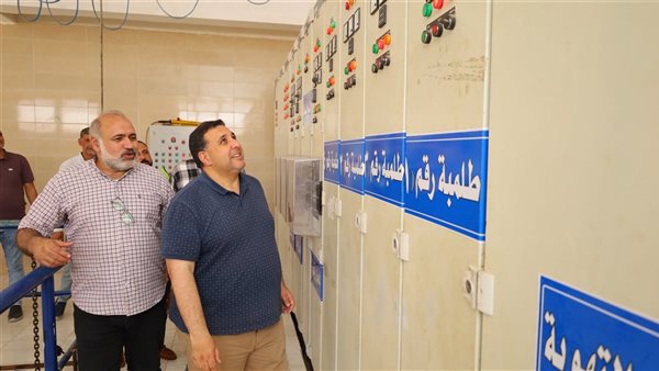 تفقد رئيس مياه البحيرة رافع صرف صحي إدكو لضمان جودة الخدمة