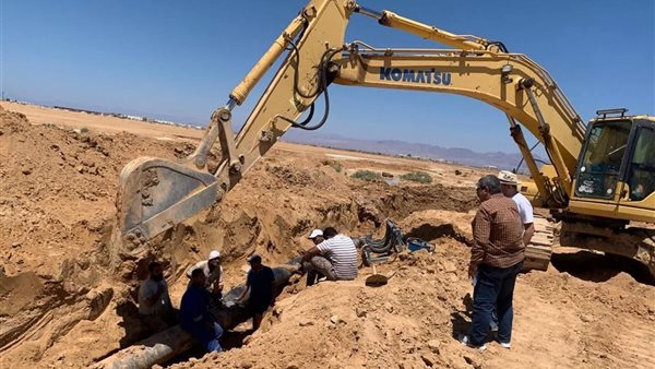 عودة ضخ المياه إلى مدينة نويبع في جنوب سيناء بعد إصلاح العطل