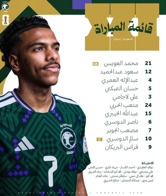 تشكيل السعودية تشكيل السعودية