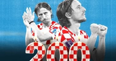 لوكا مودريتش ينتظر الظهور رقم 200 مع كرواتيا