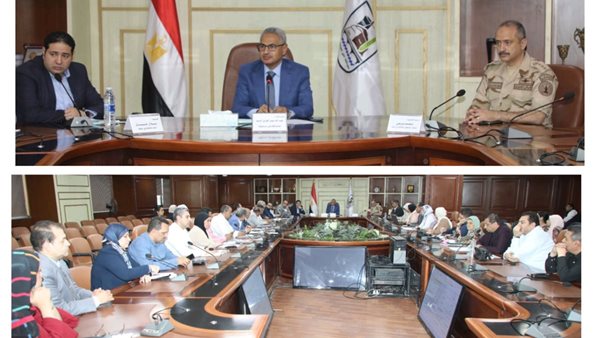 محافظ بني سويف يؤكد على ضرورة الالتزام بجداول مشروعات حياة كريمة