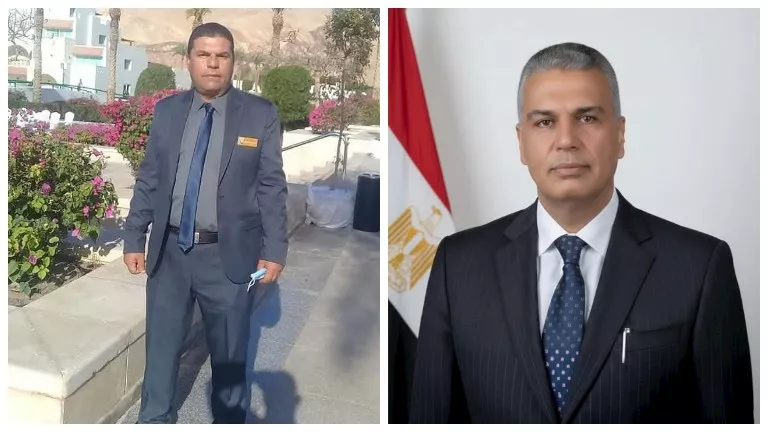 محافظ جنوب سيناء يعزي في وفاة رئيس مدينة طابا بحادث مؤسف