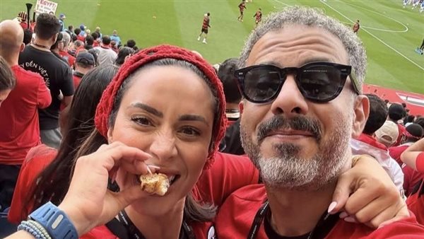 محمد فراج وبسنت شوقي يحتفلان بتأهل مصر لدور الـ 32 في كأس العالم 2026