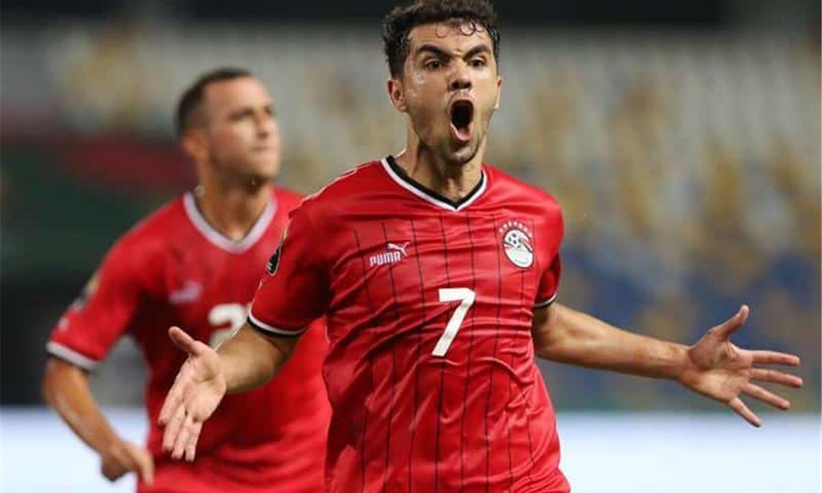 محمود صابر يسجل الهدف الأول لمصر في مواجهة إيران بكأس العالم 2026