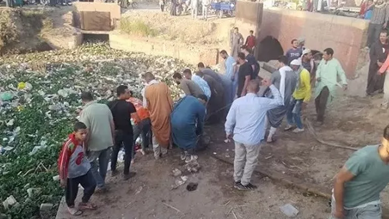 مصرع 5 أطفال وإصابة آخرين في حادث تروسيكل بترعة بأسيوط