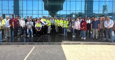 مطار القاهرة ينفذ تجربة طوارئ جزئية لمحاكاة إخلاء الناقل الآلى إثر عطل فنى