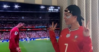 من البيت .. جورجينا تحتفل بهدفي كريستيانو رونالدو أمام أوزبكستان في كأس العالم