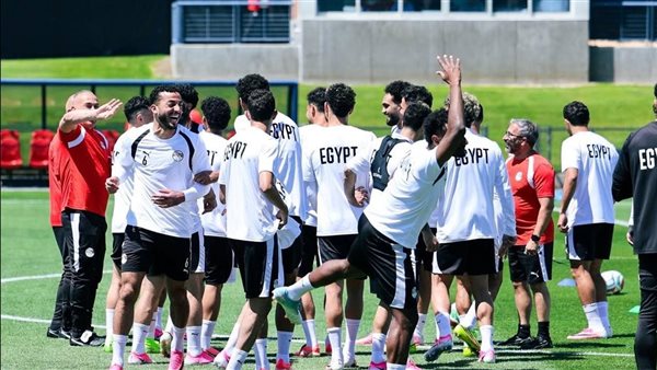 منتخب مصر يتدرب على ملعب هاسكي قبل مواجهة بلجيكا