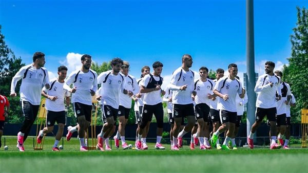 منتخب مصر يواصل تدريباته في ملعب جونزاجا قبل مواجهة بلجيكا