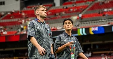 منتخب نيوزيلندا يصل ملعب مباراة مصر فى كأس العالم 2026.. فيديو