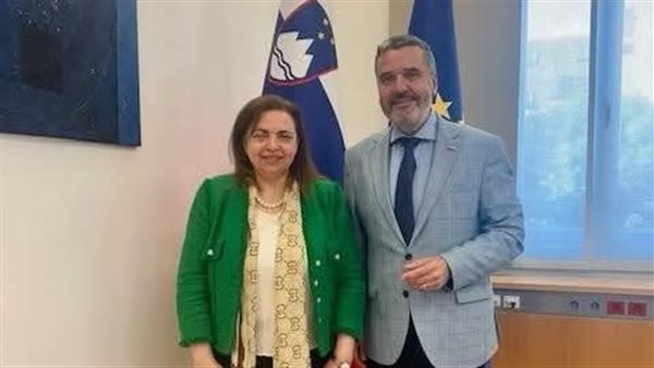 وزير الخارجية السلوفيني يستقبل السفيرة المصرية لدى سلوفينيا