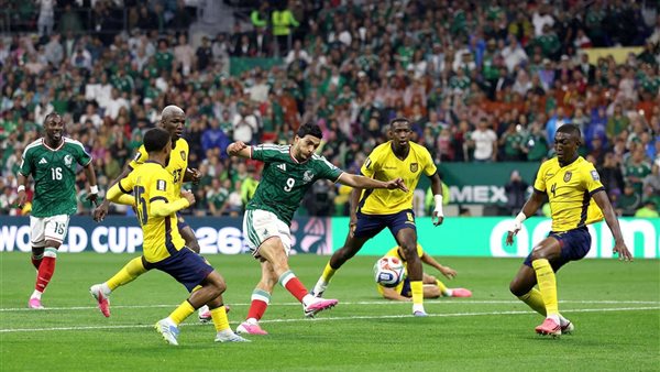 خيمينيز يسجل الهدف الثاني للمكسيك أمام الإكوادور في كأس العالم 2026