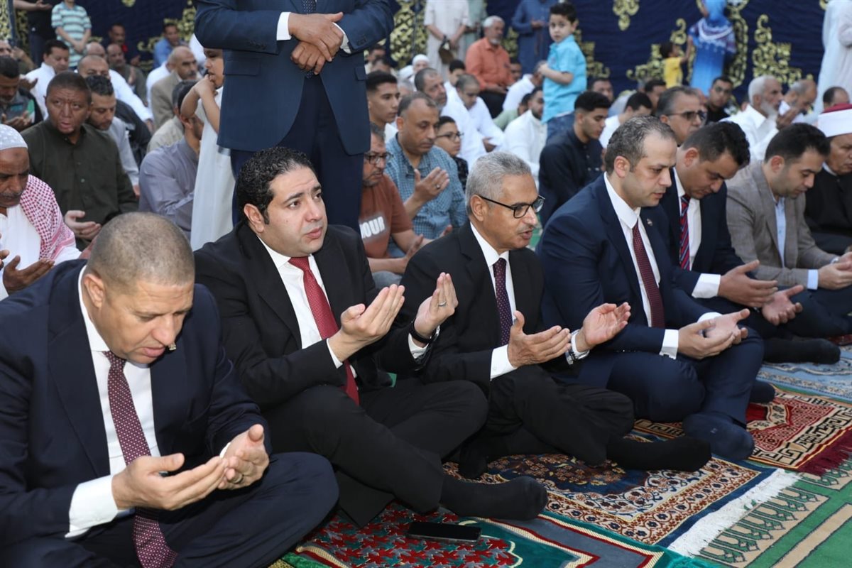 جانب من أداء صلاة العيد