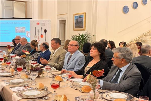 سفارة تركيا في القاهرة تحتفل بأسبوع المطبخ التركي بمشاركة دبلوماسيين ورجال أعمال