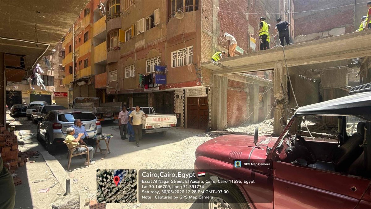 جانب من أعمال الإزالة