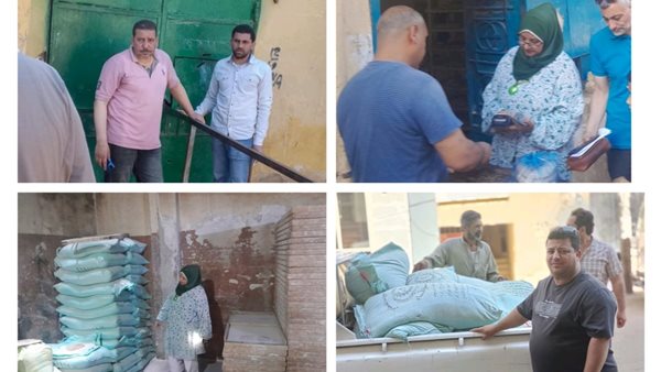 تحرير 100 مخالفة لمخابز ببنى سويف وضبط دقيق بالسوق السوداء