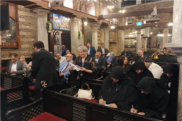توافد الأقباط لحضور احتفالية إحياء مسار العائلة المقدسة في كنائس زويلة