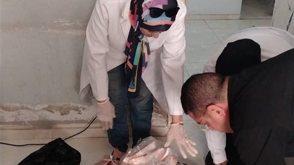 فحص لحوم الأضاحي في مؤسسات رعاية الأيتام بالشرقية