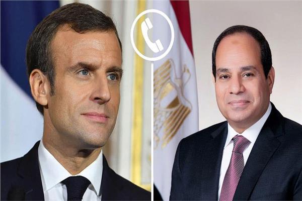 ماكرون يشيد بجهود السيسي في استعادة الأمن والاستقرار بالمنطقة