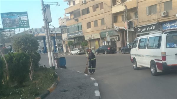 محافظ الدقهلية يراقب نظافة المنصورة في عيد الأضحى