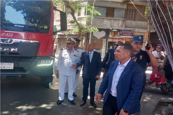محافظ القاهرة: السيطرة على حريق في الدرب الأحمر