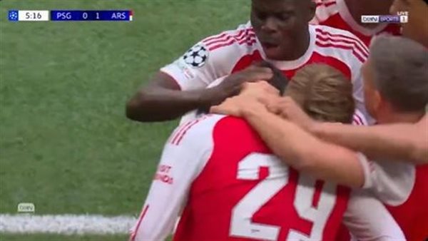 ملخص وأهداف الشوط الأول لمباراة باريس سان جيرمان وآرسنال في دوري الأبطال