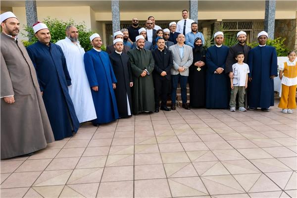 موفدو الأوقاف بموزمبيق يشاركون في مأدبة غداء بسفارة مصر احتفالًا بعيد الأضحى