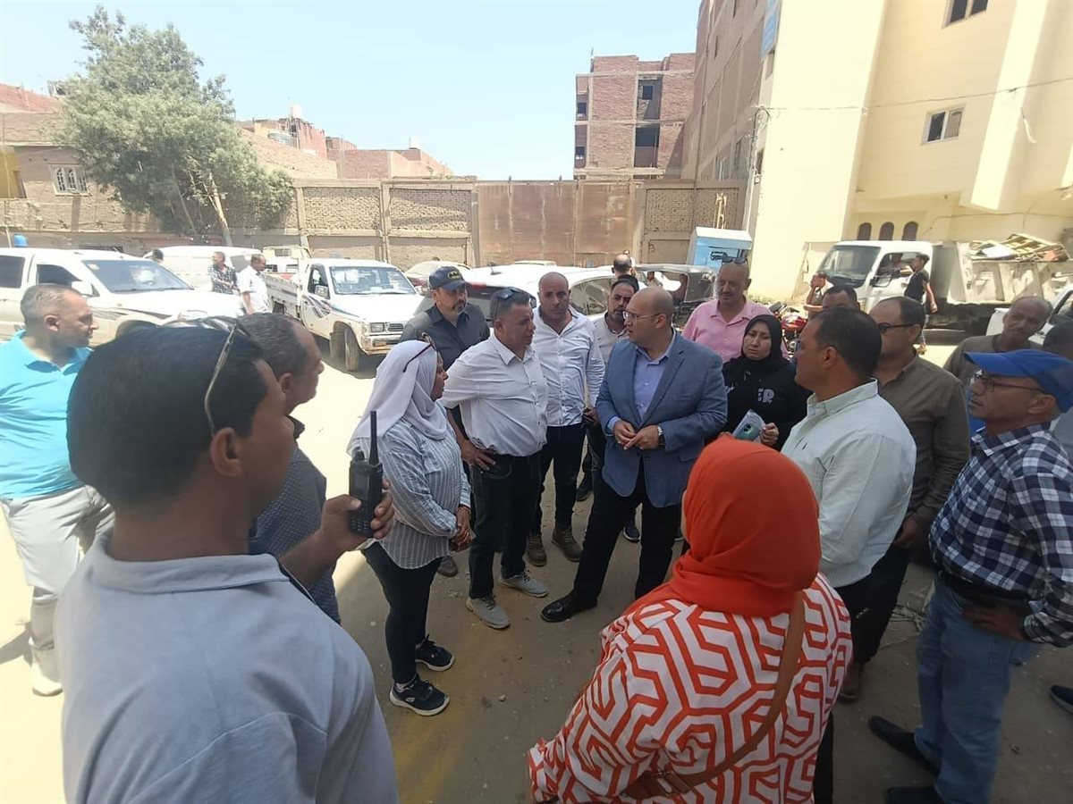 جانب من جولة نائب محافظ الجيزة
