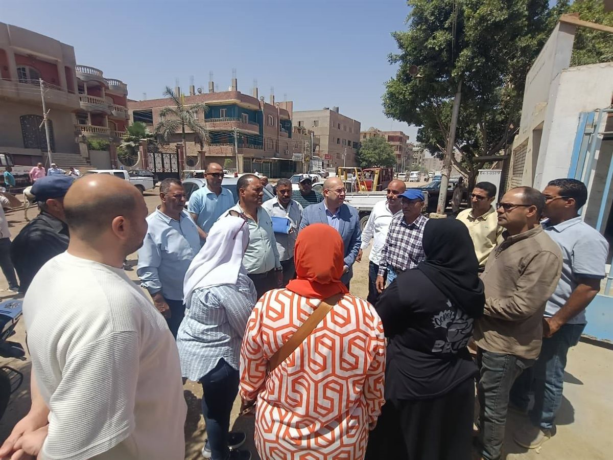 جانب من جولة نائب محافظ الجيزة