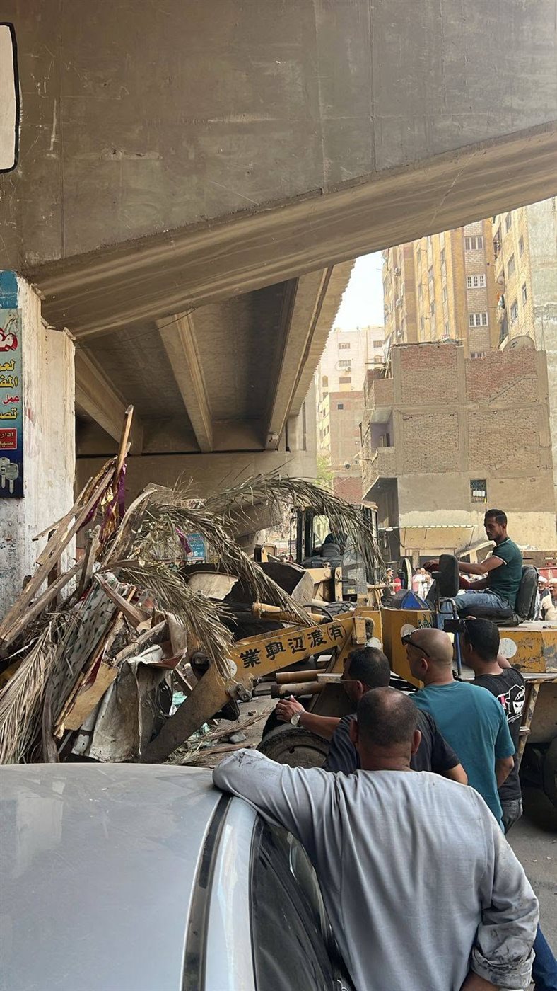 جانب من رفع الاشغالات