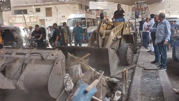 محافظ الجيزة يتابع تطوير صفط اللبن وشارع التحرير