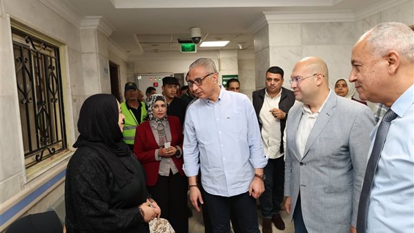 محافظ الجيزة يزور مستشفى شبرامنت لمتابعة الخدمات الصحية