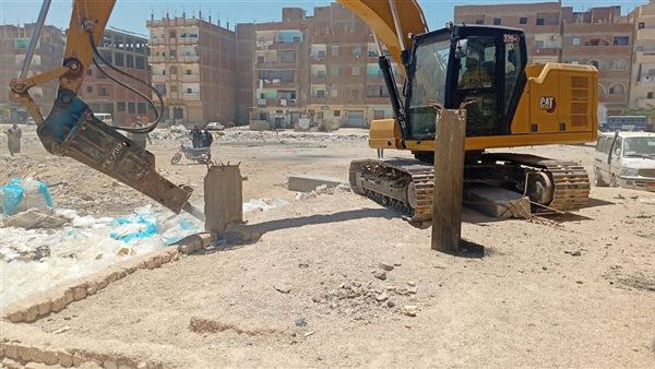 إزالة موسعة في حي الجناين بأرض عبد العزيز وأبو عارف