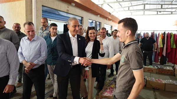 افتتاح سوق بولاق الدكرور لبيع الملابس الجاهزة في الجيزة
