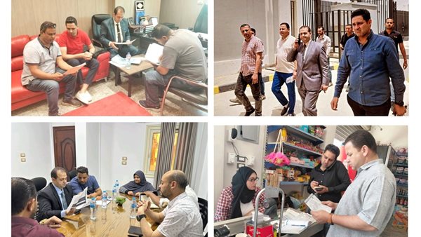 باسل يتفقد منشآت القطاع الخاص في بني سويف