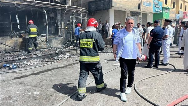 السيطرة على حريق في محل ألعاب ببنها القليوبية