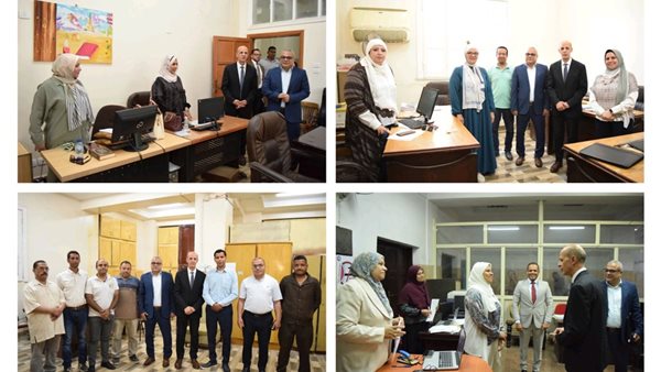 رئيس جامعة بني سويف يهنئ العاملين بعيد الأضحى بعد العودة للعمل