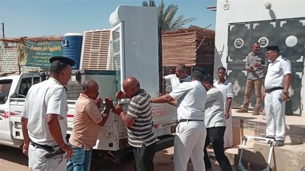 رفع أكثر من 235 إشغالا بقرية الأعقاب في أسوان
