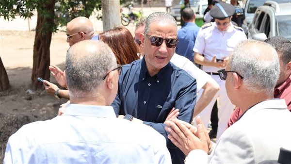 محافظ الجيزة يتفقد أعمال تطوير طريق المريوطية
