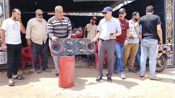 محافظ الدقهلية يتابع حملة لمواجهة التلوث السمعي بالجمالية