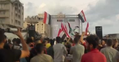 منتخب مصر يحقق انتصارا تاريخيا وجماهير غزة تحتفل بالفراعنة