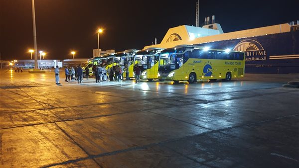 ميناء نويبع يستقبل أول حجاج البر العائدين من الحج