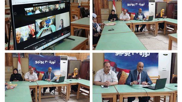وكيل تعليم بني سويف يراقب امتحانات الطلاب في الدبلومات الفنية