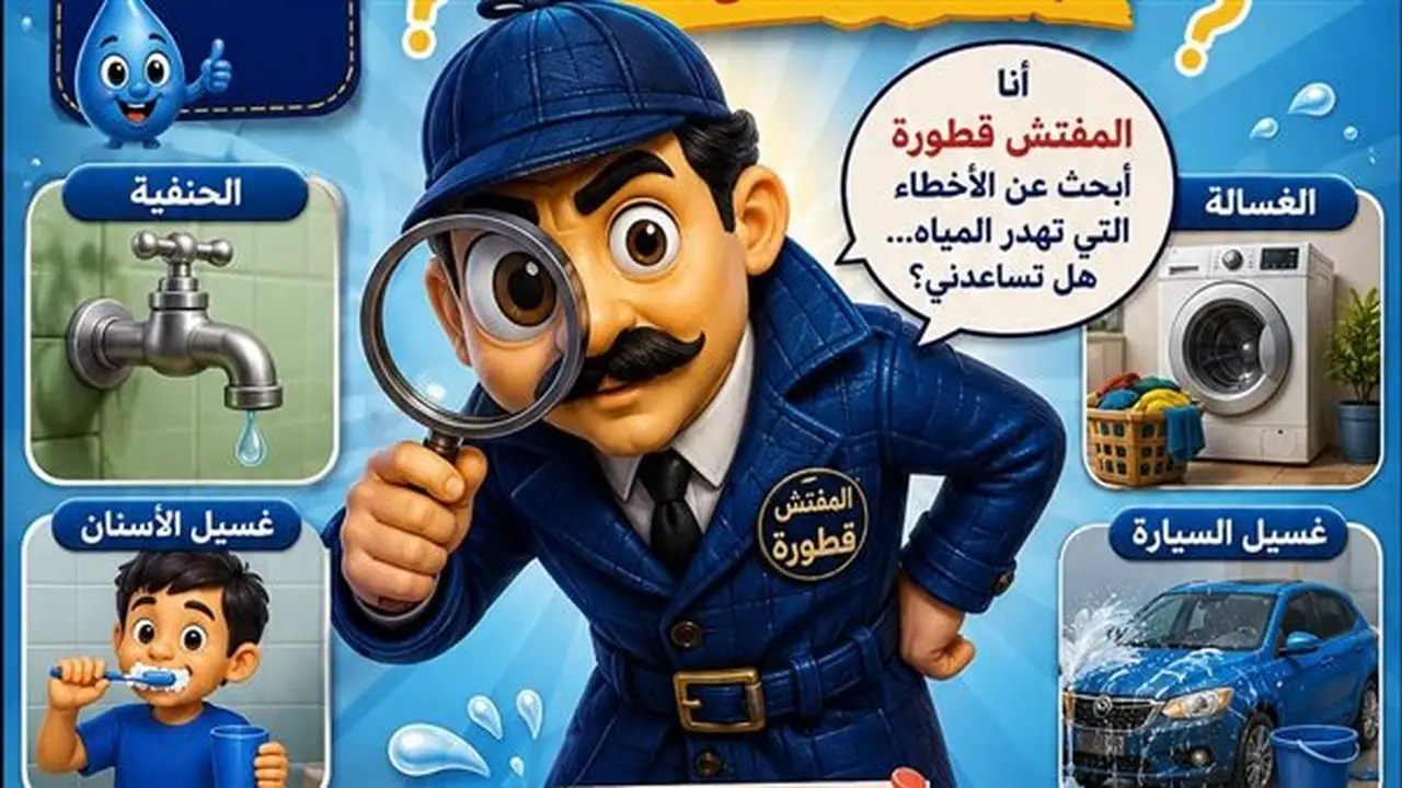 إطلاق شخصية كرتونية توعوية للحفاظ على مياه الشرب بسوهاج