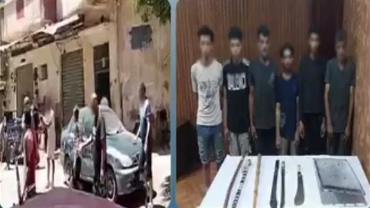 مشاجرة عنيفة بين 6 أشخاص في الإسكندرية بسبب خلافات جيرة (فيديو)