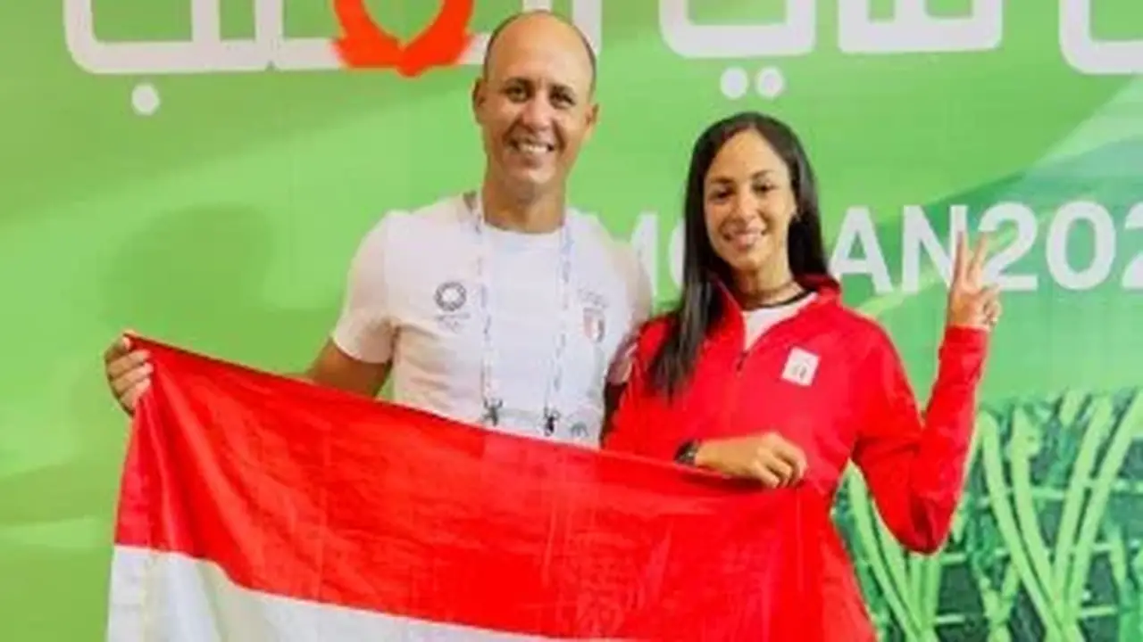 بسنت حميدة تعلن انفصالها عن زوجها ومدربها محمد عباس عبر فيس بوك